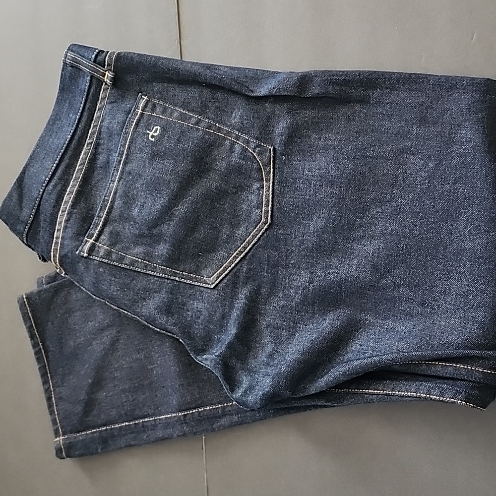 rag & bone RB 15x Slim Straight Jeans Size 34 Rinse Selvge